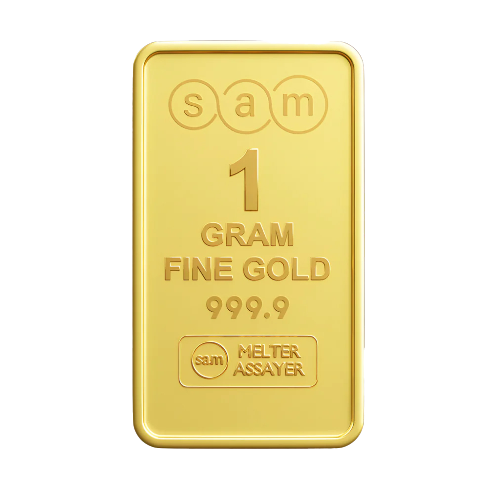 1 Gram Rectangular Minted Bar