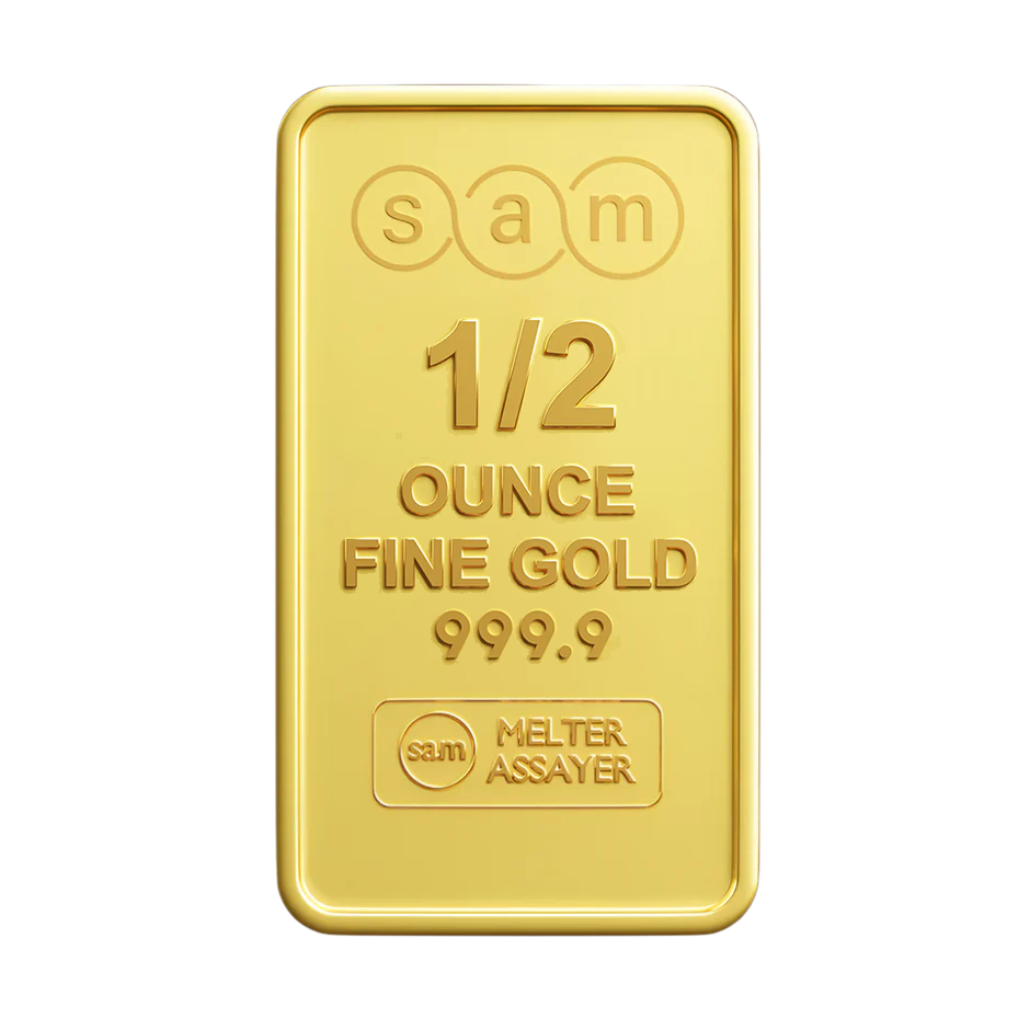 1/2 Ounce Rectangular Minted Bar