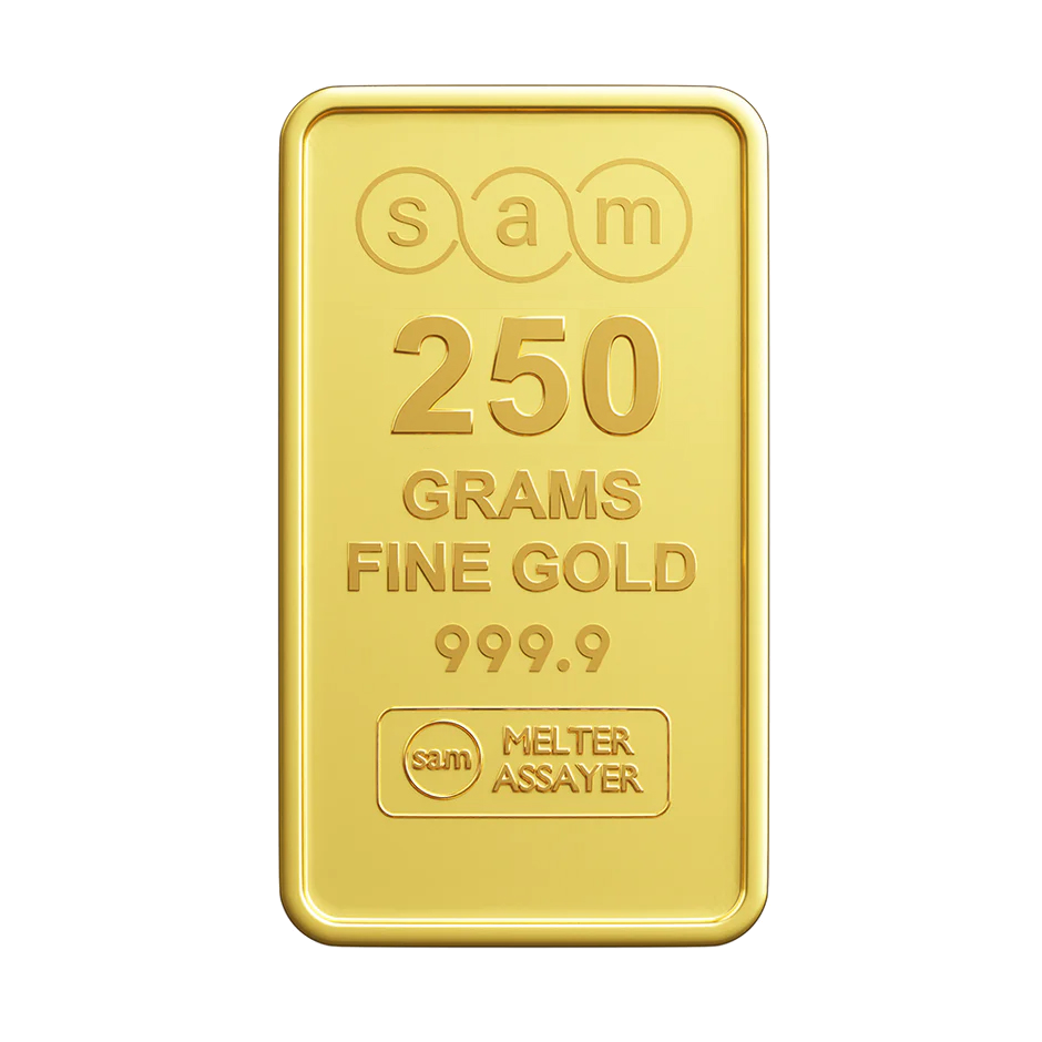 250 Gram Rectangular Minted Bar
