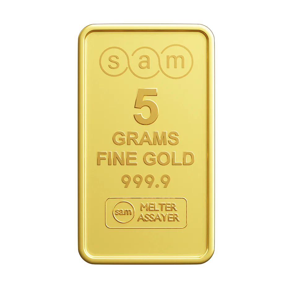 5 Gram Rectangular Minted Bar