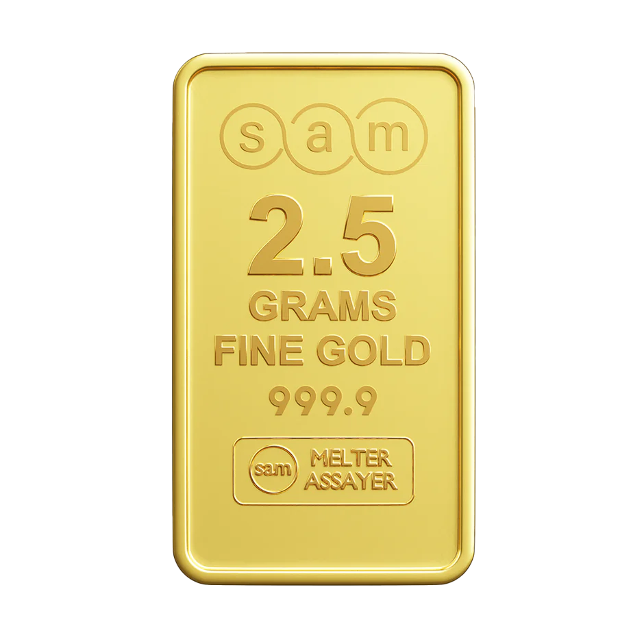2.5 Gram Rectangular Minted Bar
