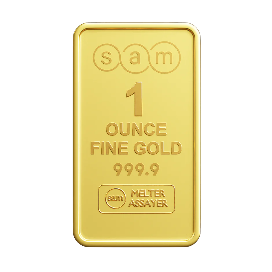 1 Ounce Rectangular Minted Bar